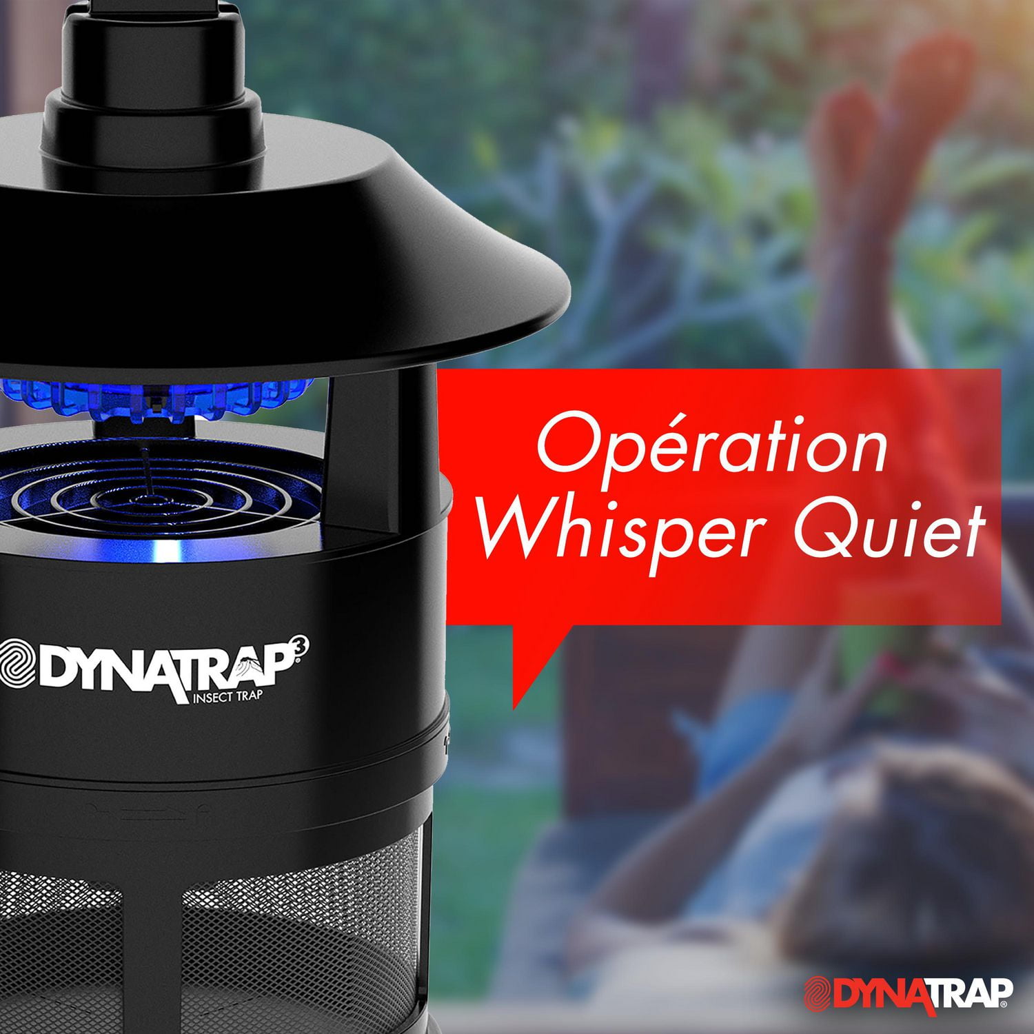 DynaTrap Insect Trap with AtraktaGlo Light 1 Acre Coverage