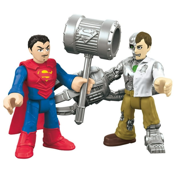Ensemble de figurines Superman et Metallo Imaginext DC Super Friends de Fisher-Price