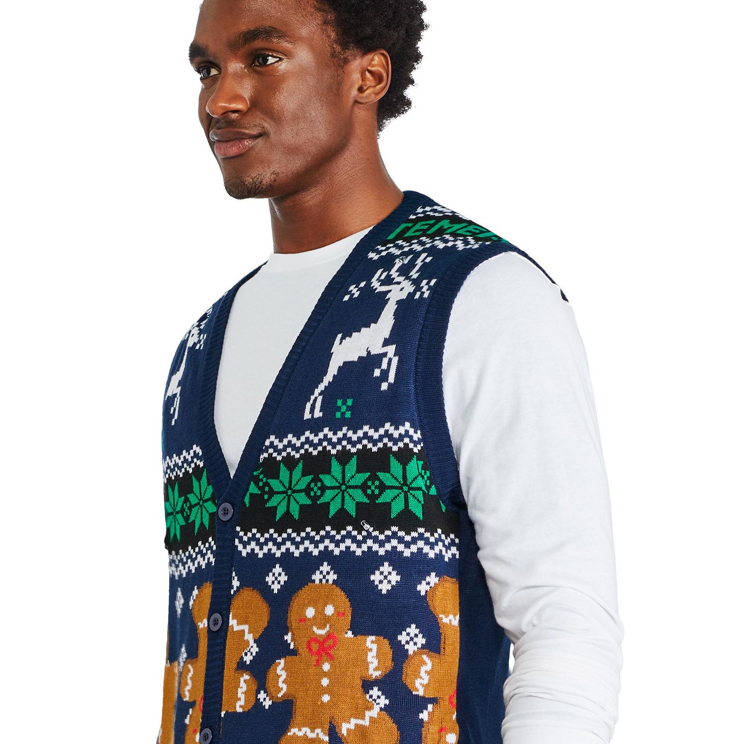 Funny christmas sweater on sale vests