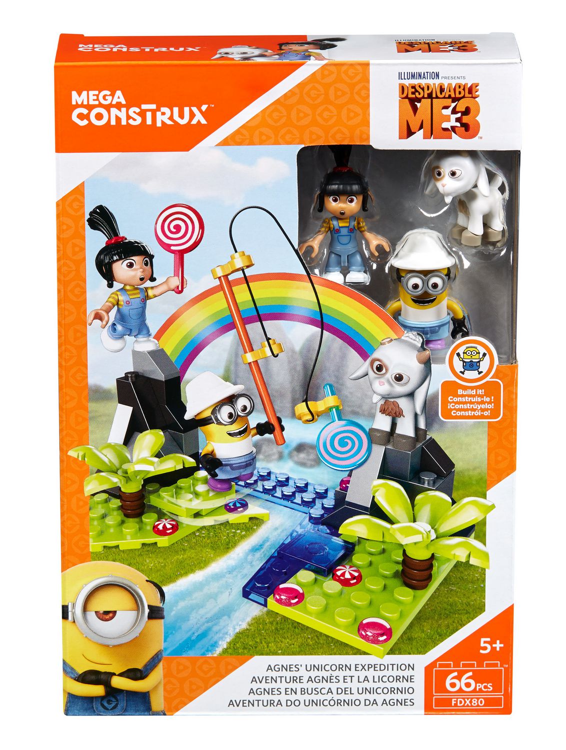 Mega Construx Despicable Me Agnes Unicorn Expedition Building Set