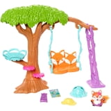 Mattel ENCHANTIMALS Tree Swing Playset With Felicity Fox Doll & Flick Fox Figure - Playground Adventures
