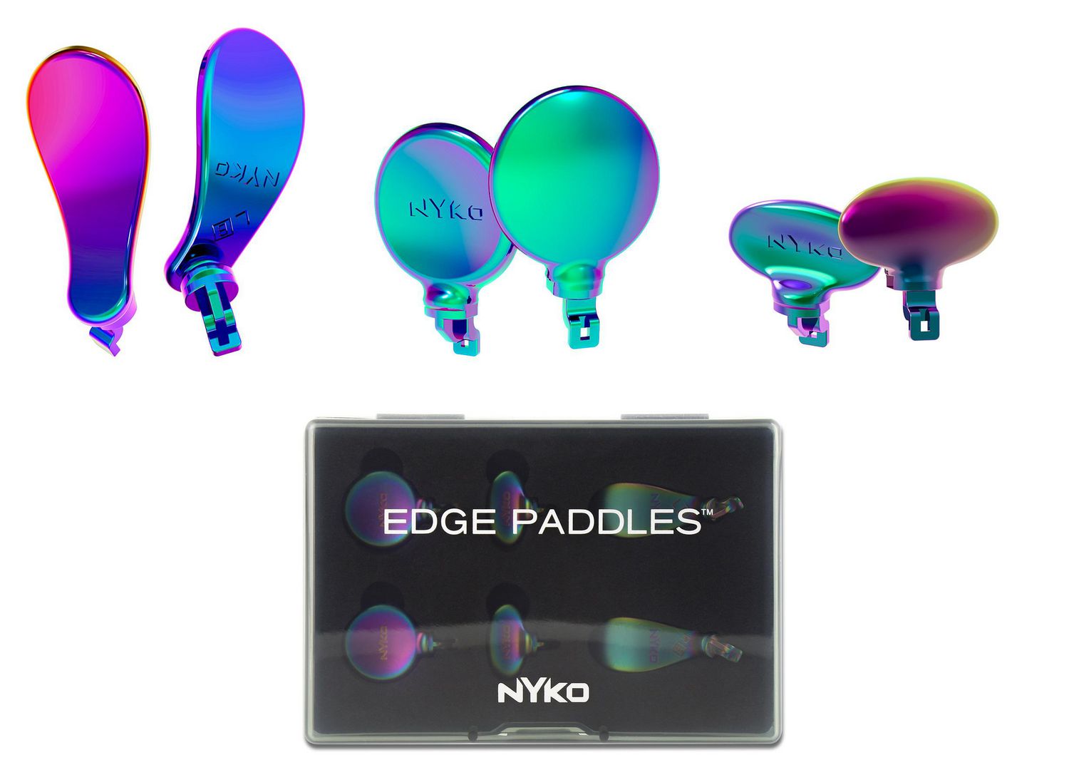 Edge Paddles™ (Rainbow) for DualSense® Edge – Nyko Technologies