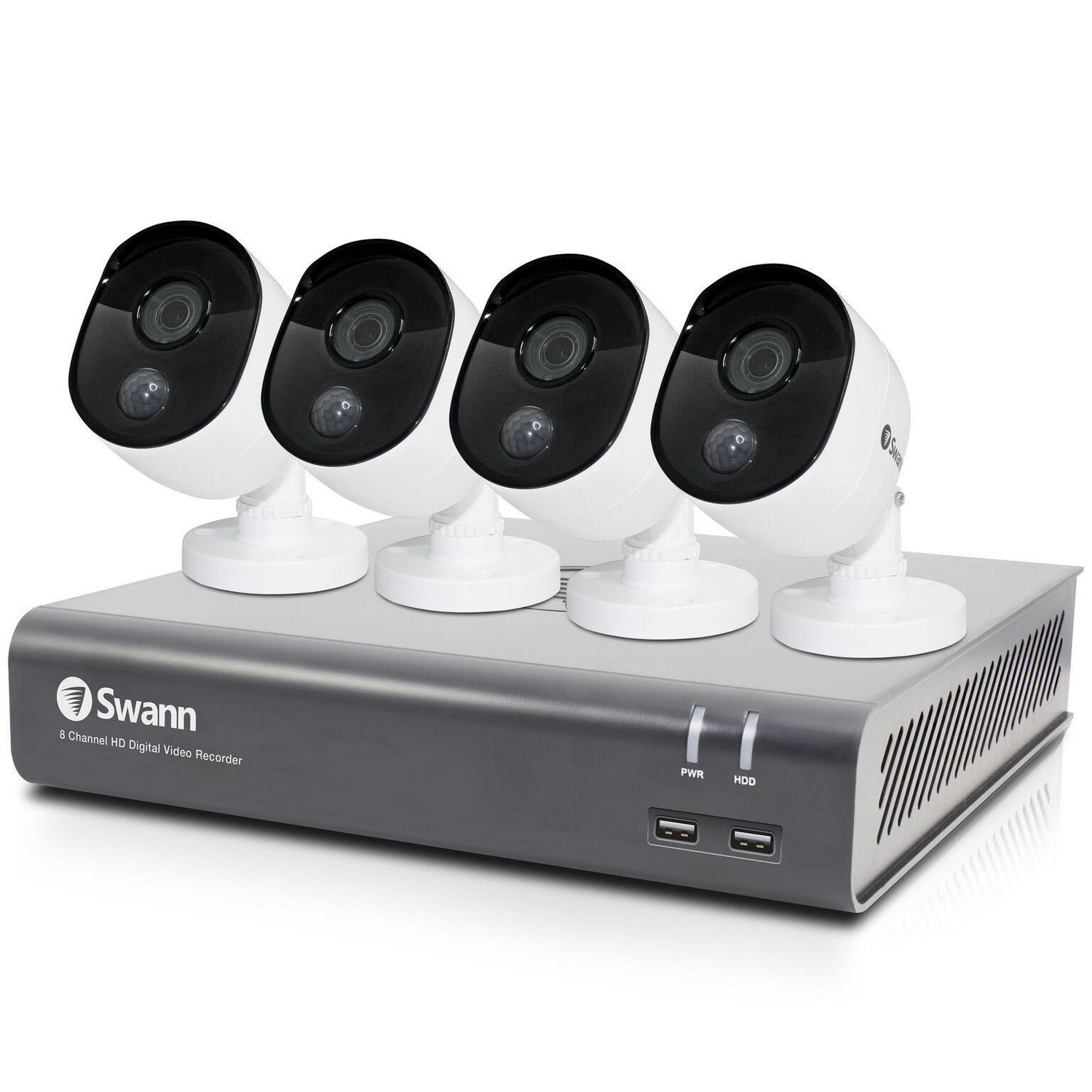 Swann 8 Channel 1080p 1TB Dvr Security System with 4 Outdoor Thermal