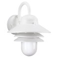 thumbnail image 1 of Aurora Gladstone 1-Light White Outdoor Wall Lantern, 1 of 1