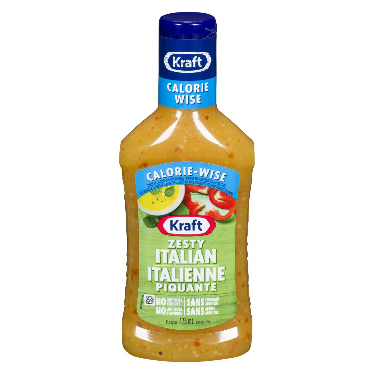 Kraft Zesty Italian Dressing, Calorie Wise Walmart Canada