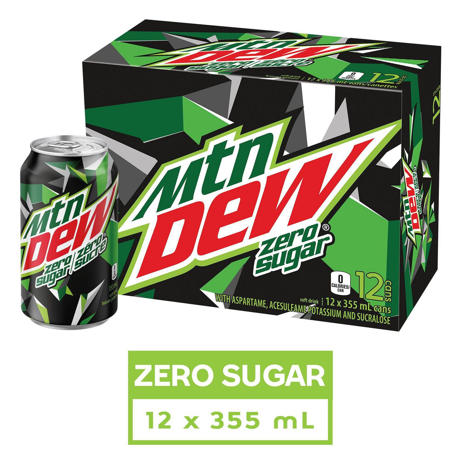 mountain dew voltage zero sugar