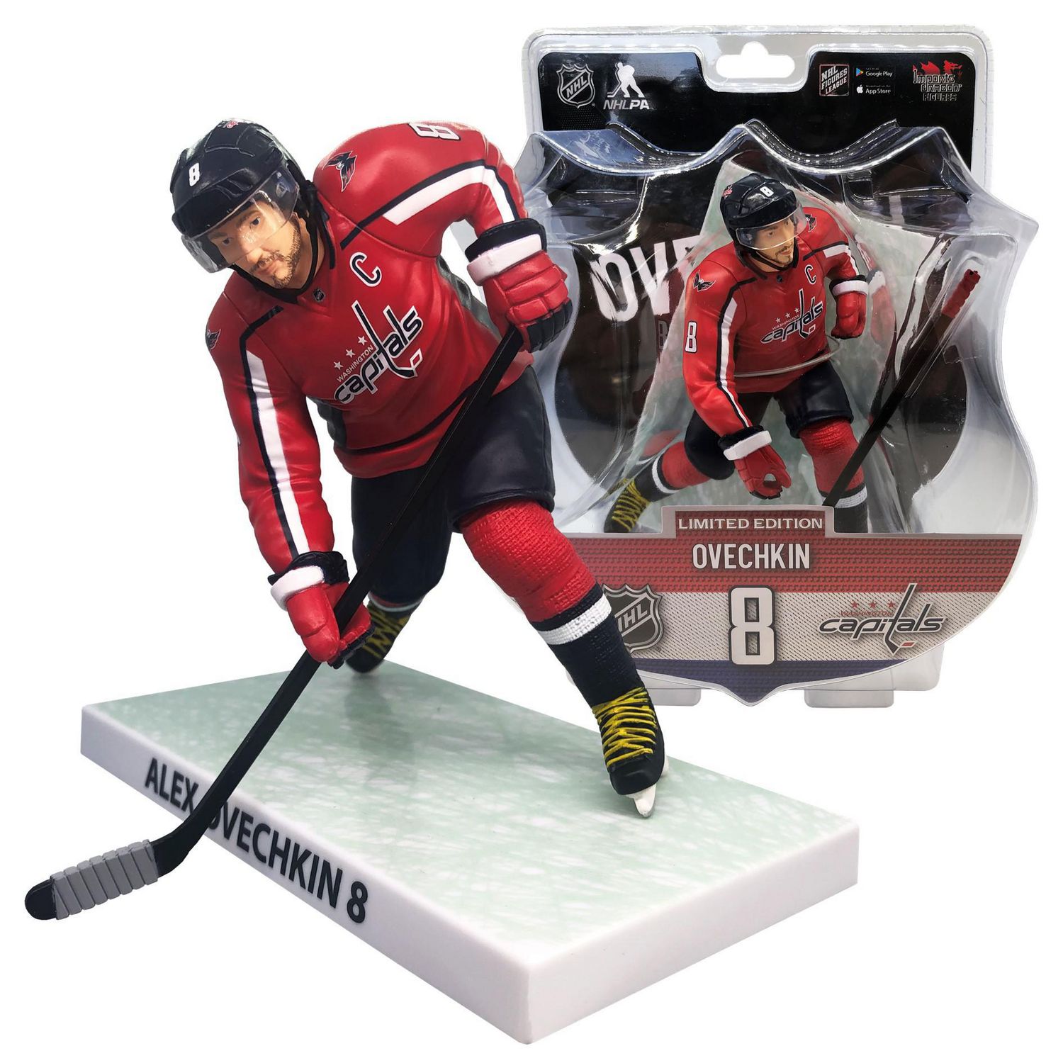 NHL SportsPicks Washington Capitals Alex Ovechkin 7-Inch Scale Posed Figure