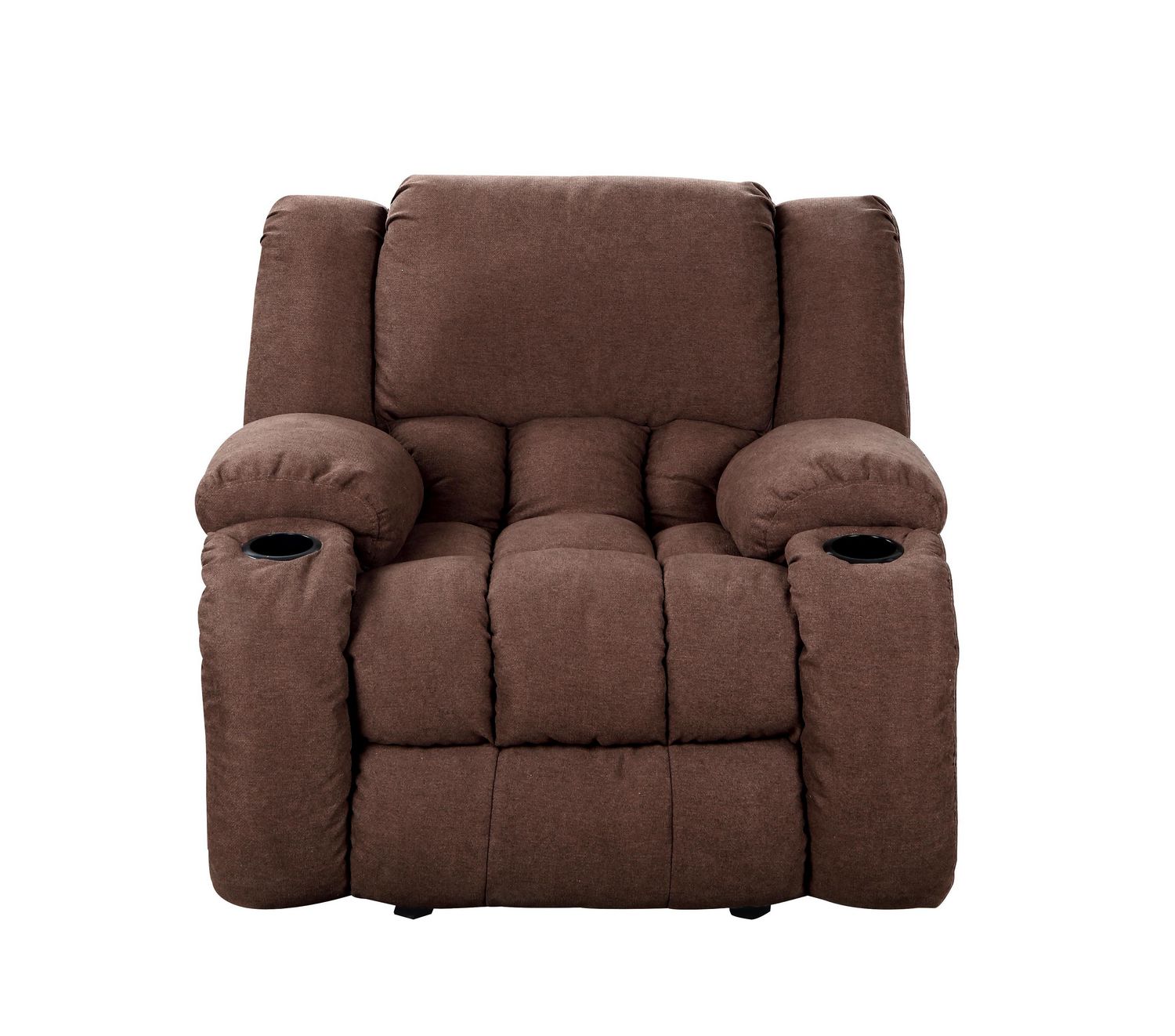 nathaniel home lyla plush microfiber recliner