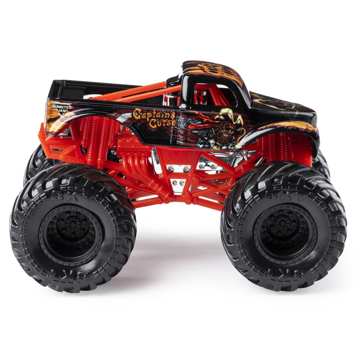 captain's curse monster truck toy