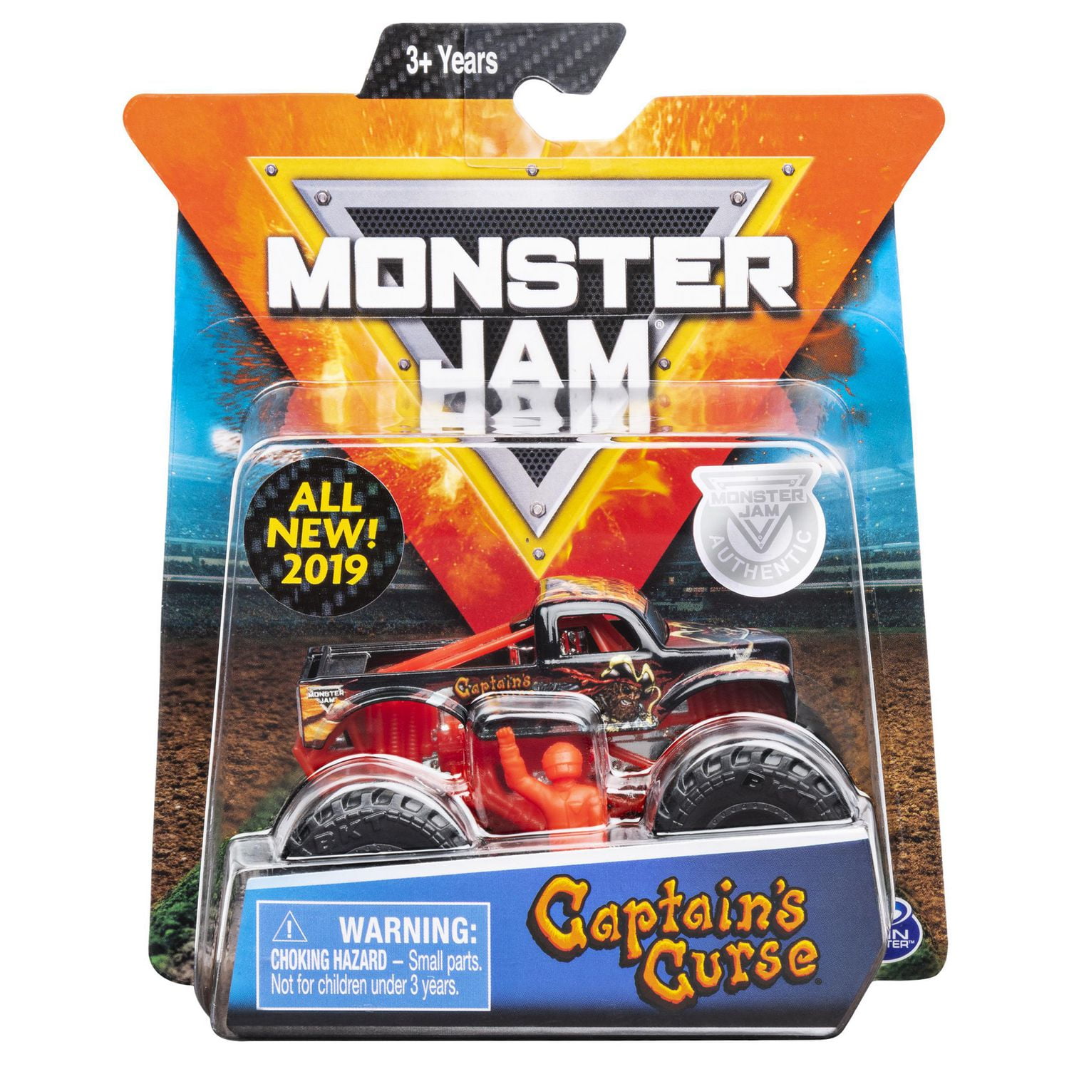 Monster Jam Official Captain s Curse Monster Truck Die Cast