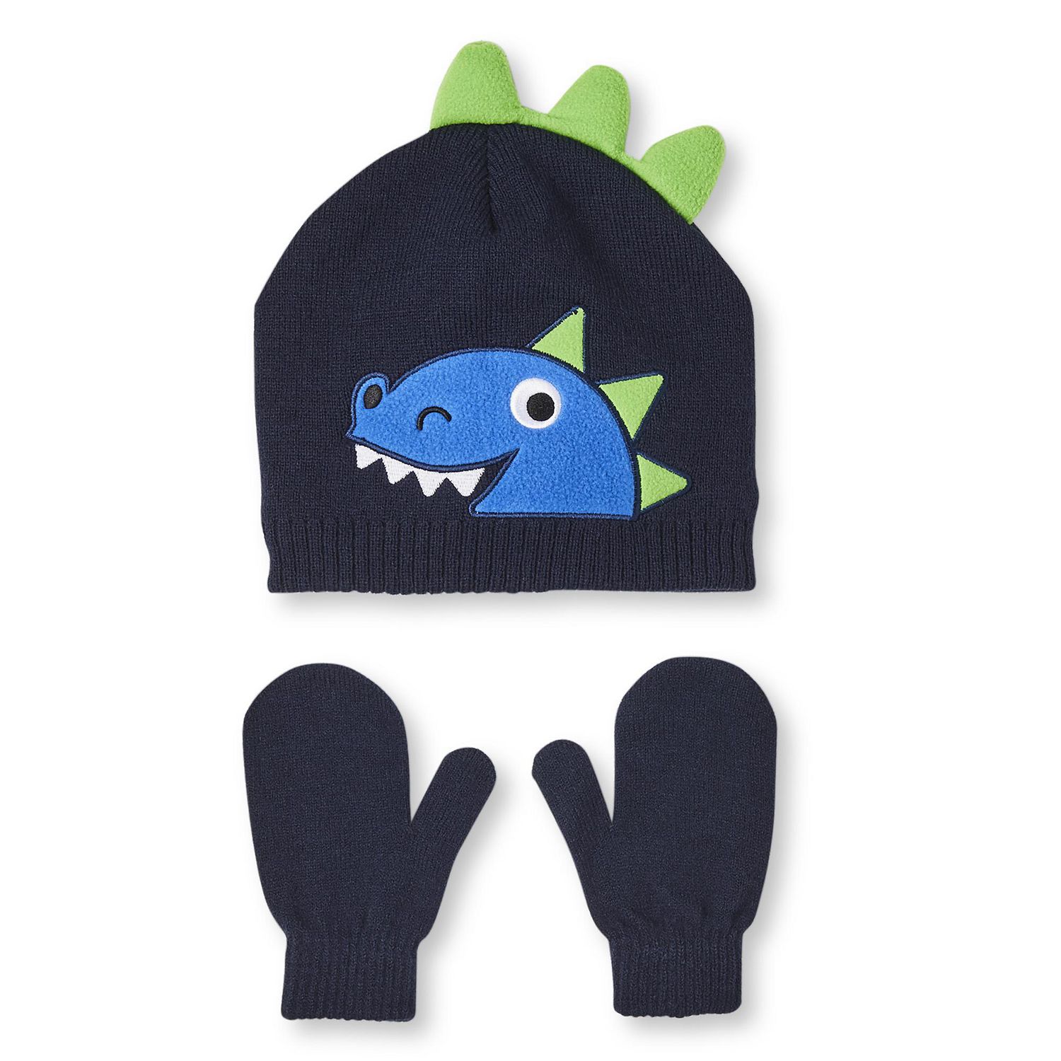 George Toddler Boys' Dino Beanie and Mitts Set | Walmart Canada