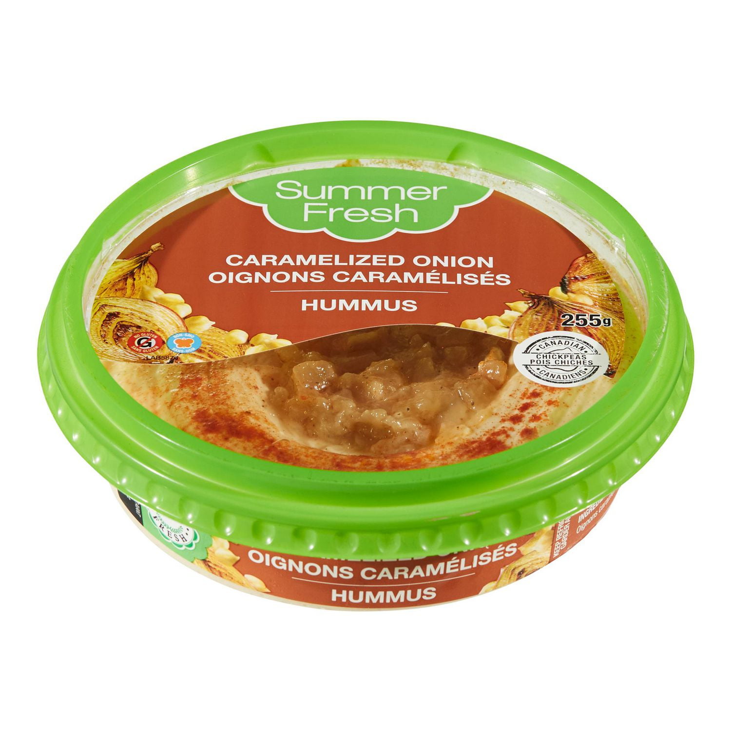 Summer Fresh Caramelized Onion Hummus