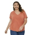 thumbnail image 1 of George Plus Women's V-Neckline Tee, 1 of 6
