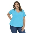 thumbnail image 1 of George Plus Women's V-Neckline Tee, 1 of 6