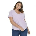 thumbnail image 1 of George Plus Women's V-Neckline Tee, 1 of 6