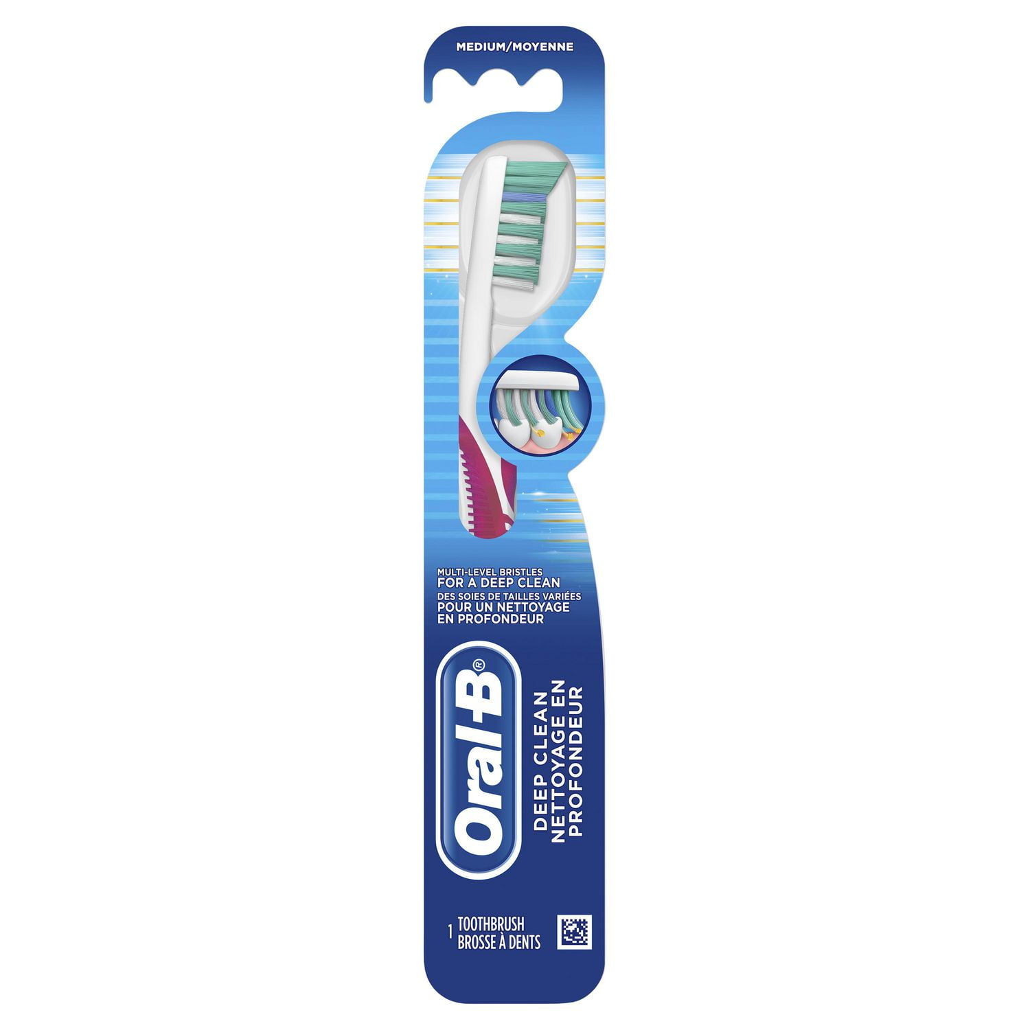 Oral-B Oral B Complete Deep Clean Medium Bristle Toothbrush | Walmart ...