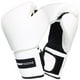 Gants de boxe style Pro 14 oz GoZone – Blanc/noir Avec technologie MicroFresh – image 3 sur 9