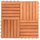 Planche en bois d’eucalyptus à 6 barres pour usage extérieur (ensemble de 10 planches) – image 2 sur 7