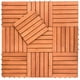 Planche en bois d’eucalyptus à 6 barres pour usage extérieur (ensemble de 10 planches) – image 3 sur 7