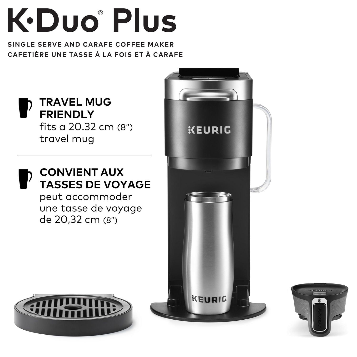 Keurig K Duo Plus Single Serve K Cup Pod and Carafe Coffee Maker