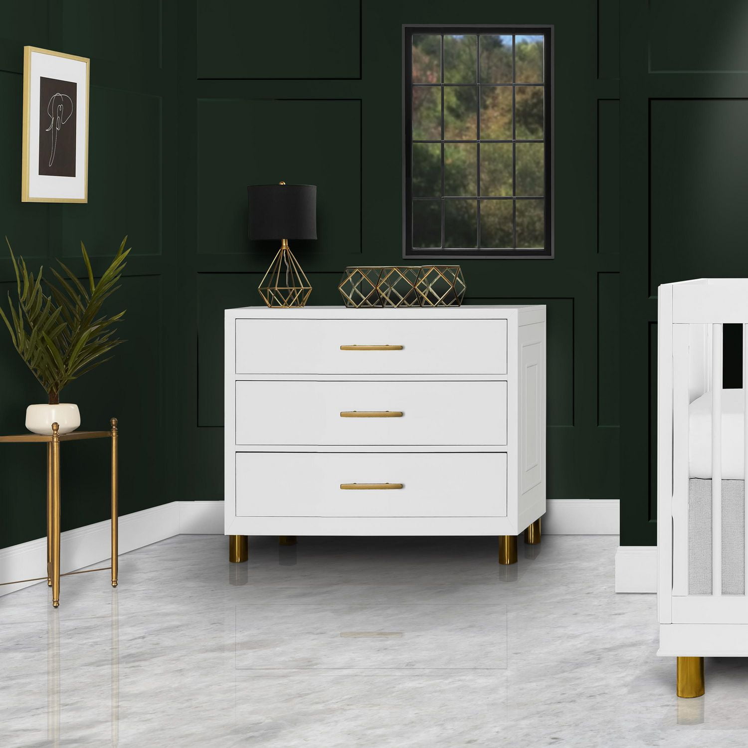 Evolur loft art on sale deco double dresser