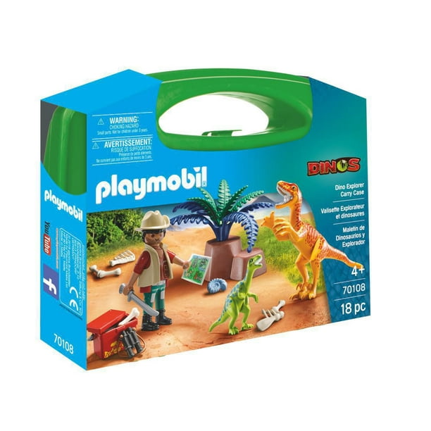 Valisette métallique avec accessoires et figurines - Playmobil