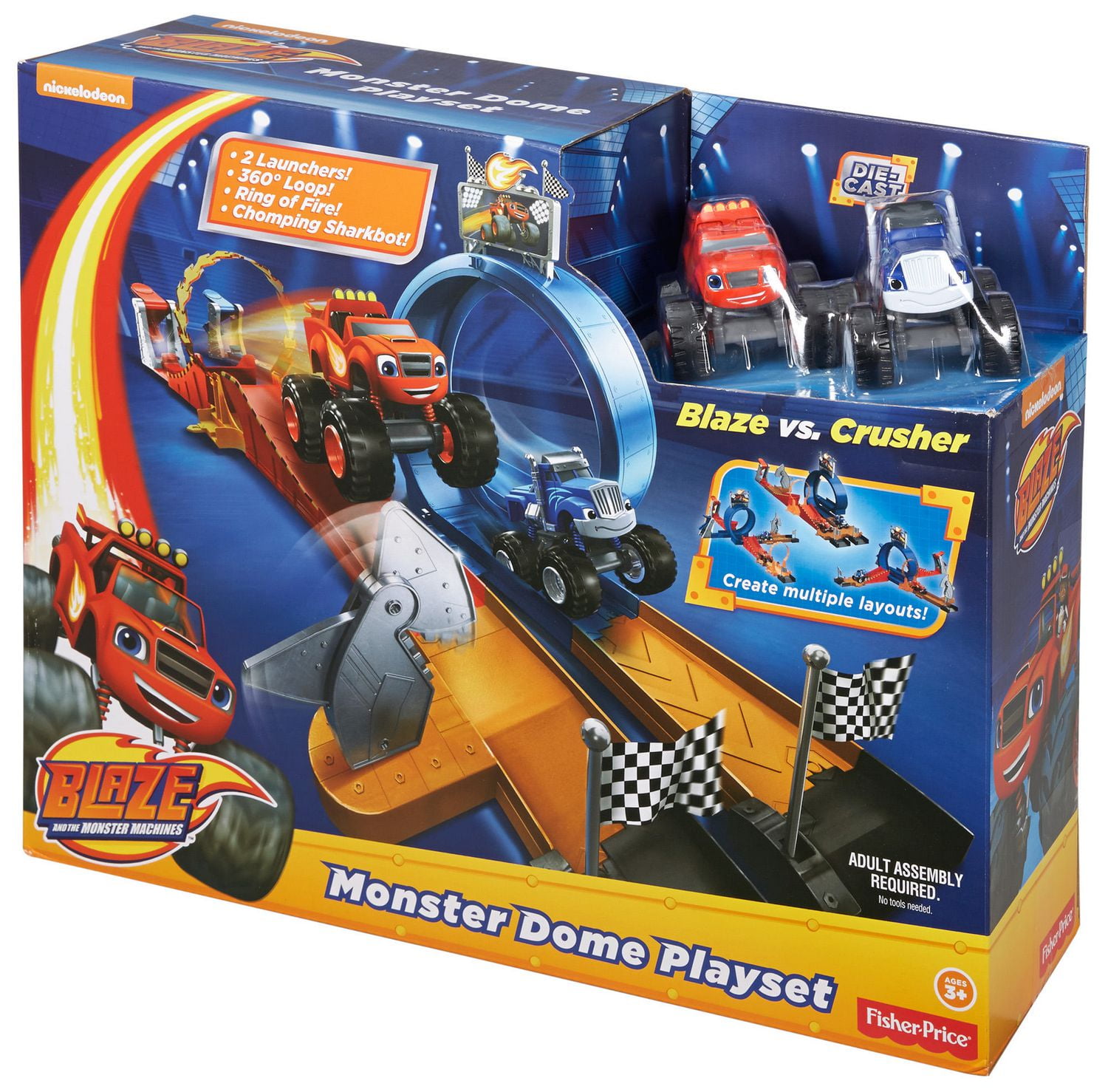 blaze diecast asda