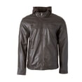 thumbnail image 1 of George Men's Leather-Like Jacket, 1 of 1