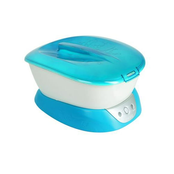 Homedics ParaSpa Plus Paraffin Bath, Wax Warmer , Bonus 3 lb Paraffin Wax & 20 Hand Liners ,Soothing Hand & Foot Spa , Moisturizing System, Blue, PAR-350