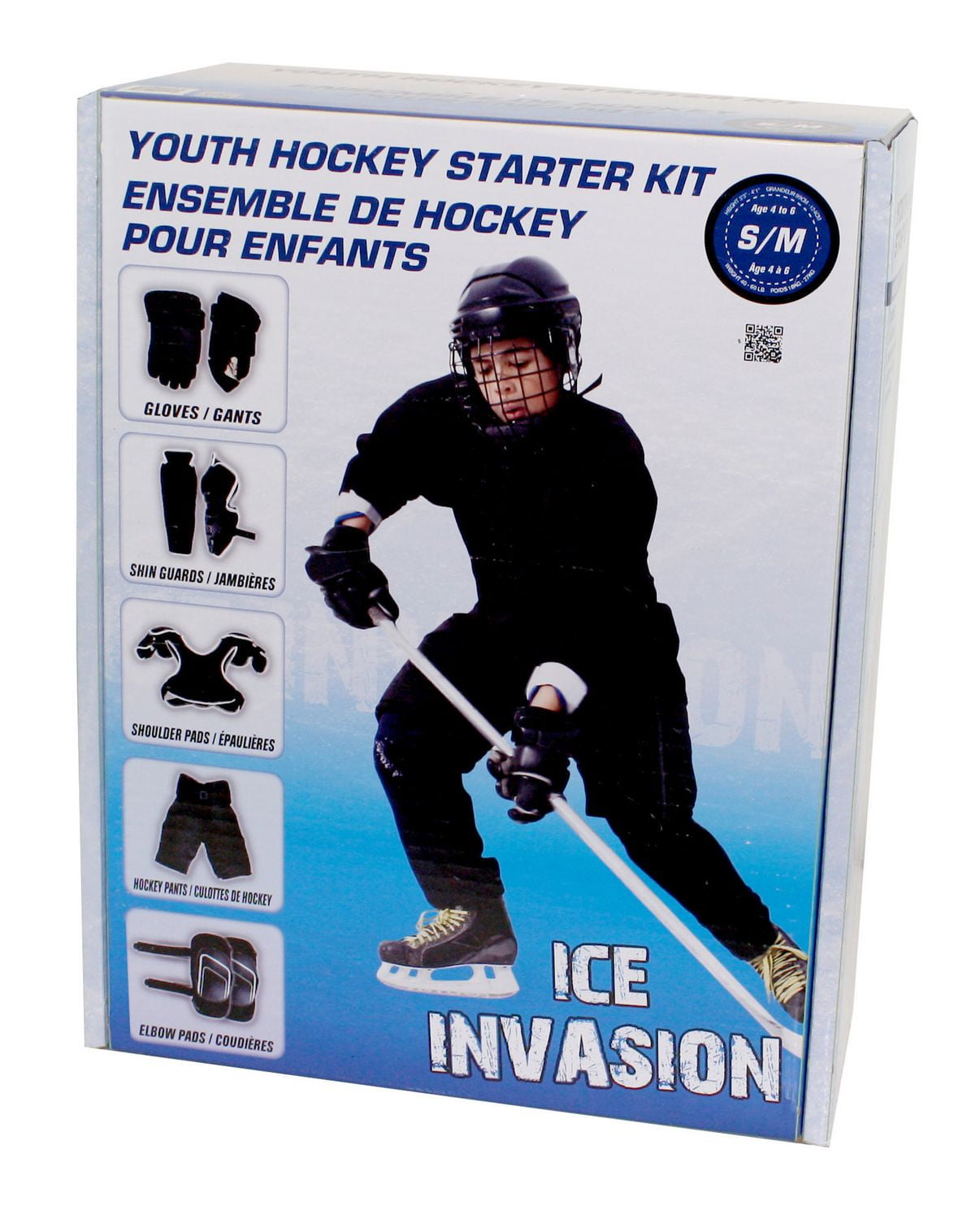 Ice Youth Hockey Starter Kit Black Walmart Canada