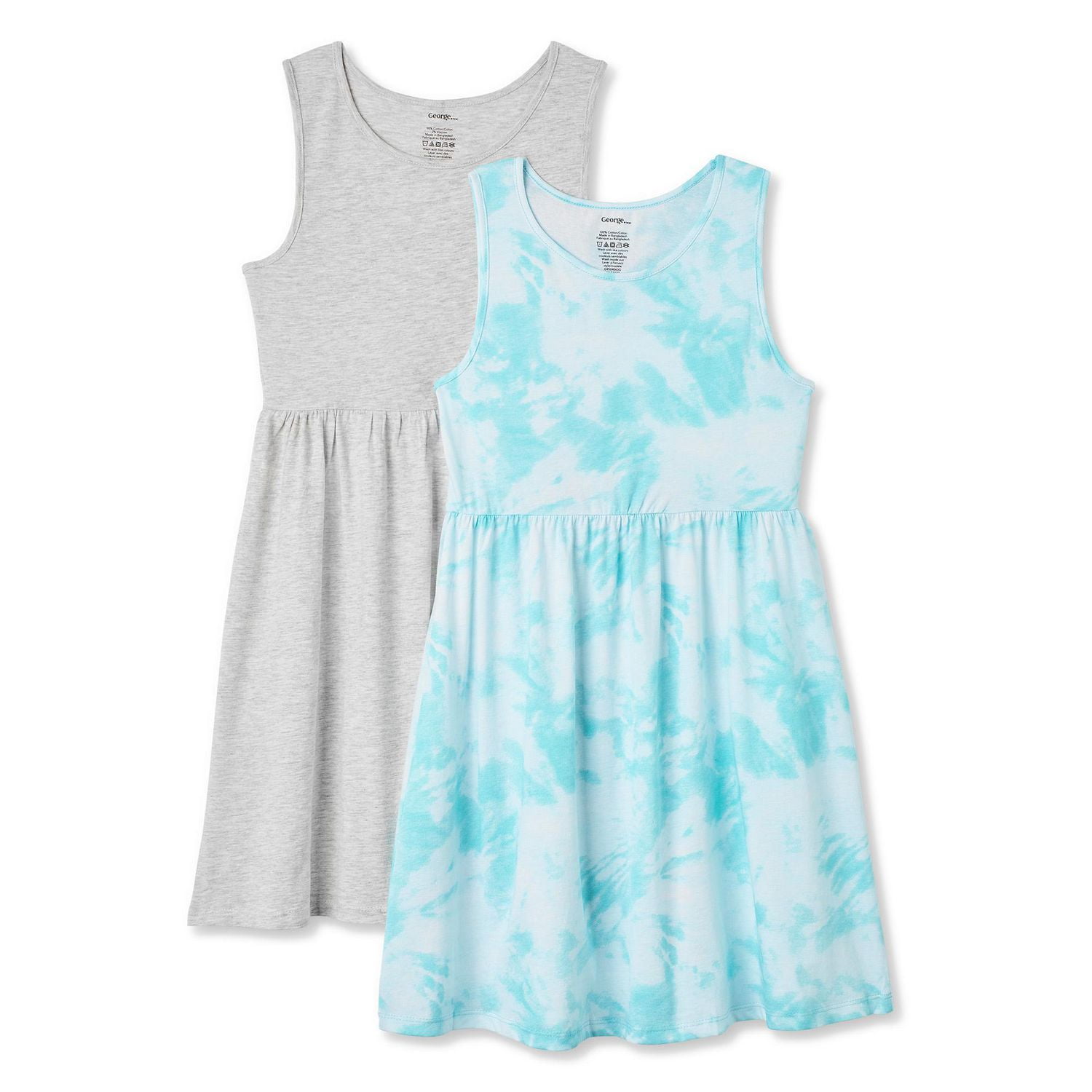 Girls' 2Pack Tank Dress Walmart Canada