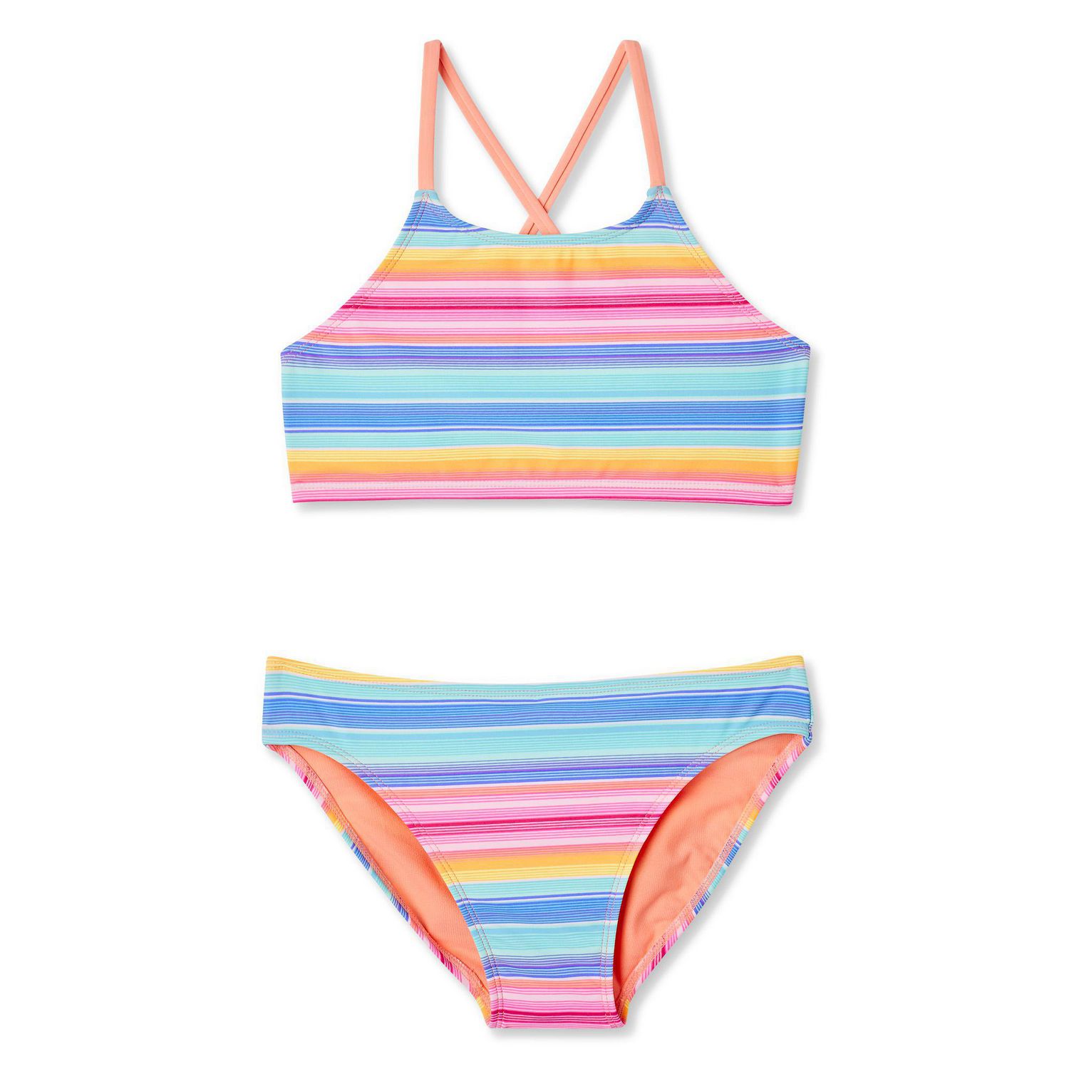 George Girls' Printed 2-Piece Swim Set | Walmart Canada