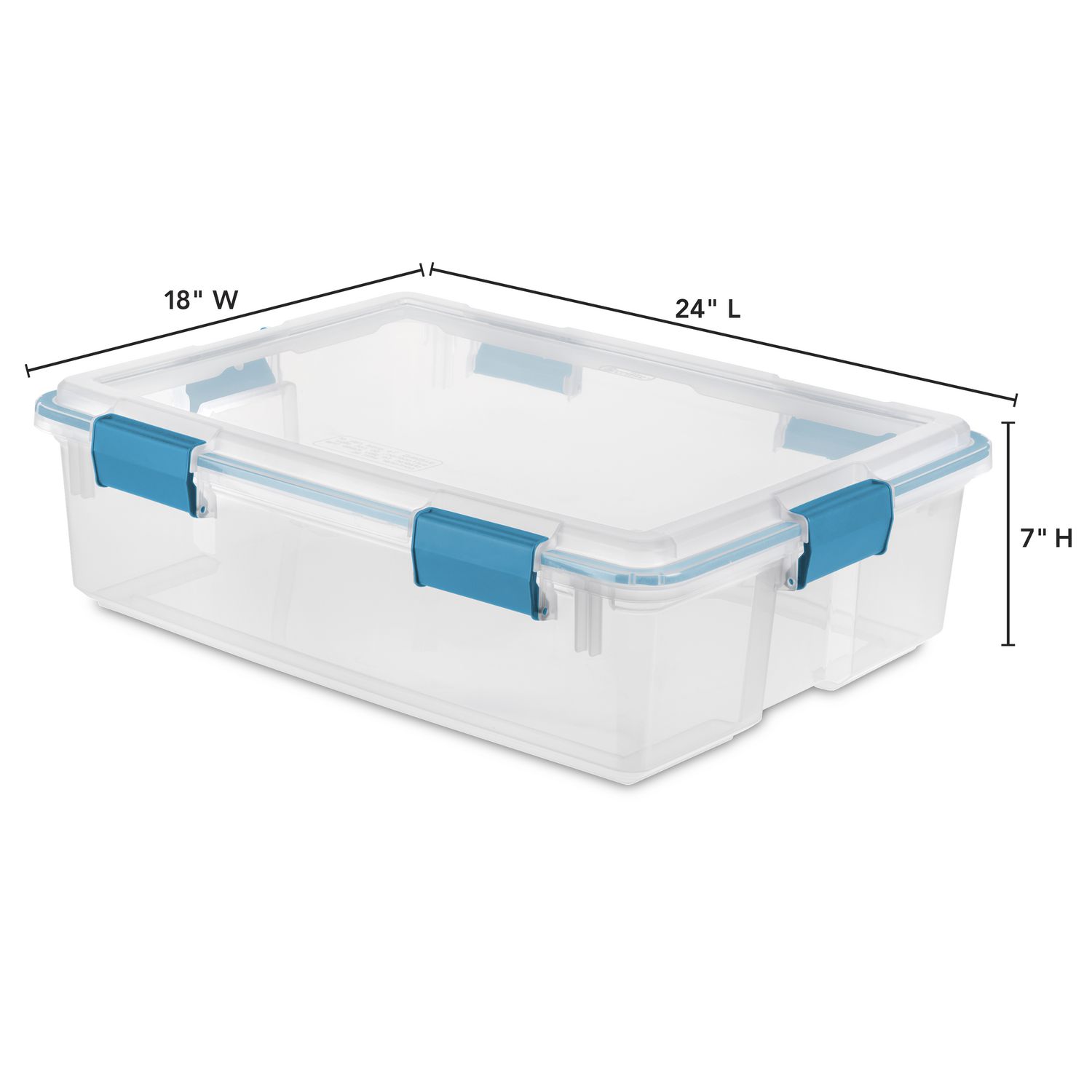 Sterilite Stack & Carry 3 Layer Clear Handle Box & Tray 