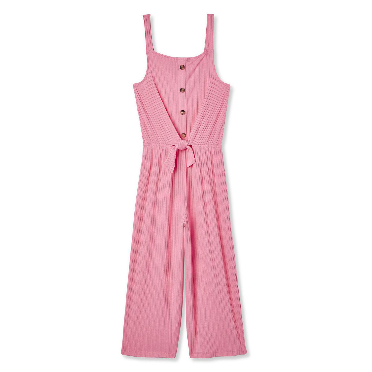 Girls' Tie Front Capri Romper Walmart Canada