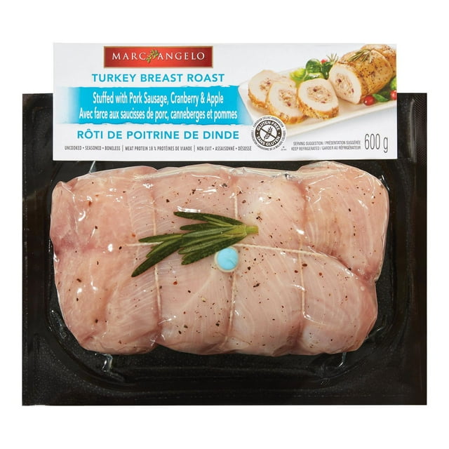 Marcangelo Turkey Breast Roast Stuffed with Pork Sausage, Cranberry, and Apple