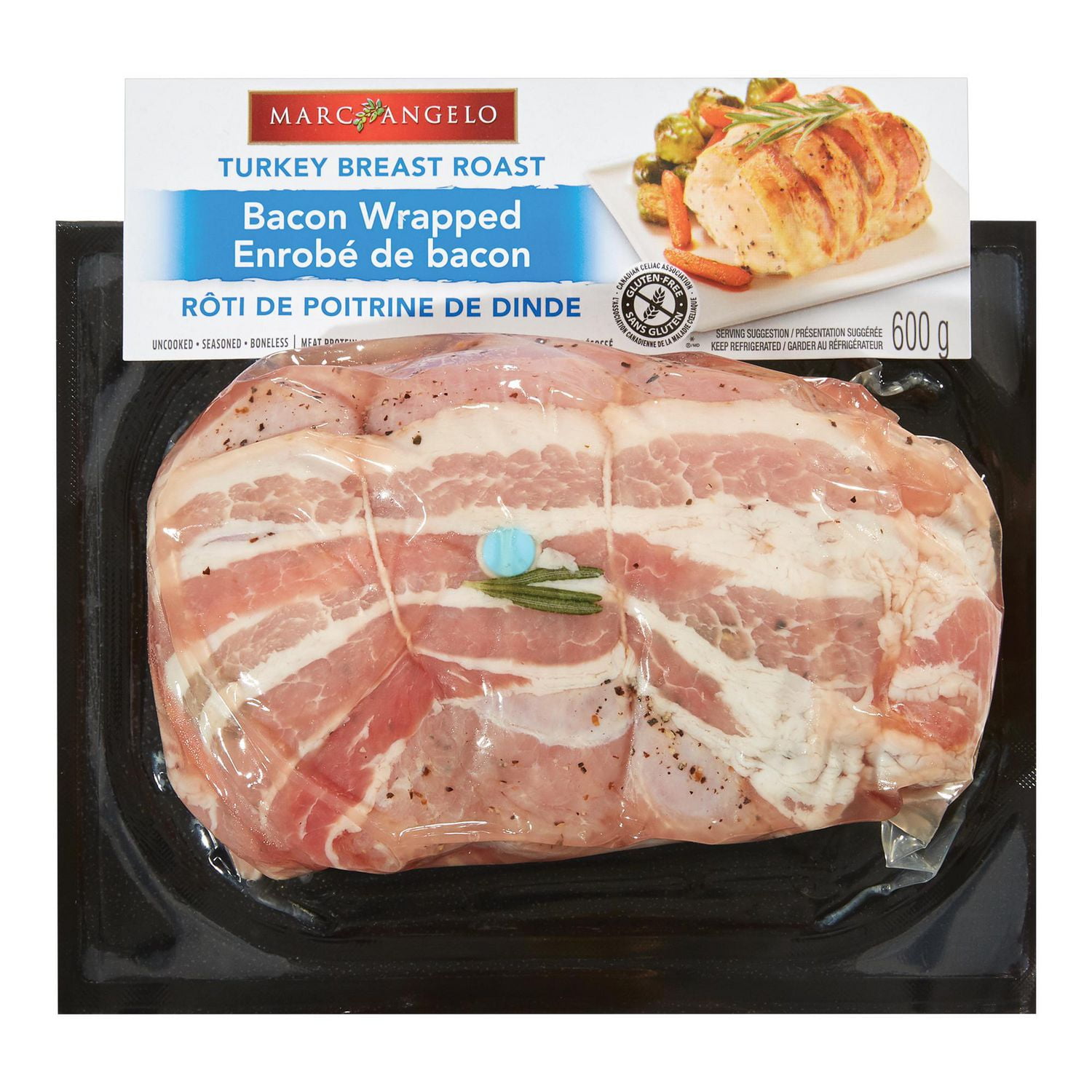Marcangelo Turkey Roast Wrapped in Bacon Walmart Canada