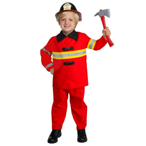 Costume de pompier pour tout-petits 3T-4T