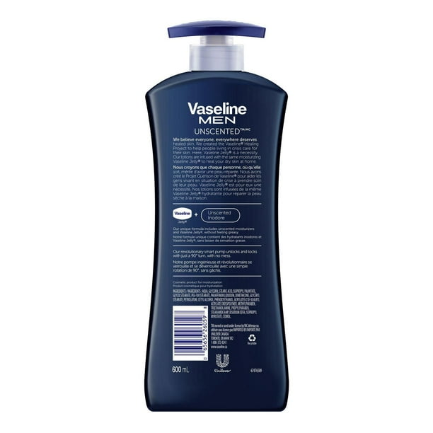 Vaseline Lotion corporelle à absorption rapide Corps, visage et mains 3en1  - 600 ml