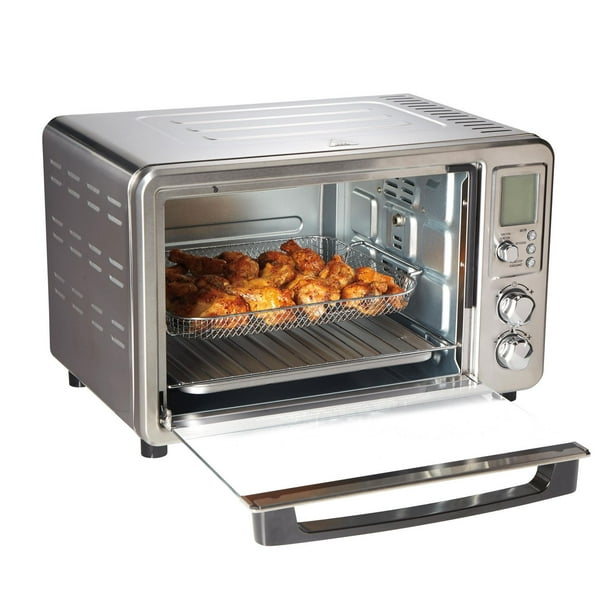 TOSHIBA Air Fryer Toaster Oven Combo, 13-in-1 Countertop Convection Oven,  26.4QT Large Capacity, Air Fryer, Flavor Roast, Charcoal Grey