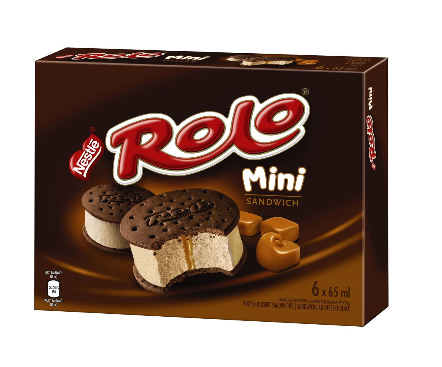 Nestle ROLO® Mini Frozen Dessert Sandwichs | Walmart Canada