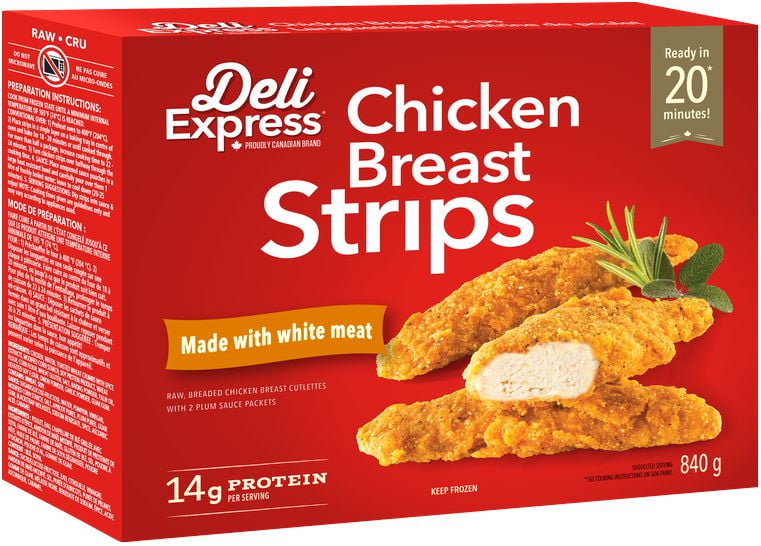 Deli Express Chicken Breast Strips Walmart Canada