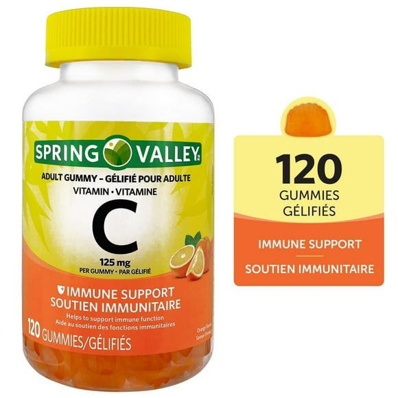 Spring Valley Vitamin C 125mg, 120 Adult Gummies