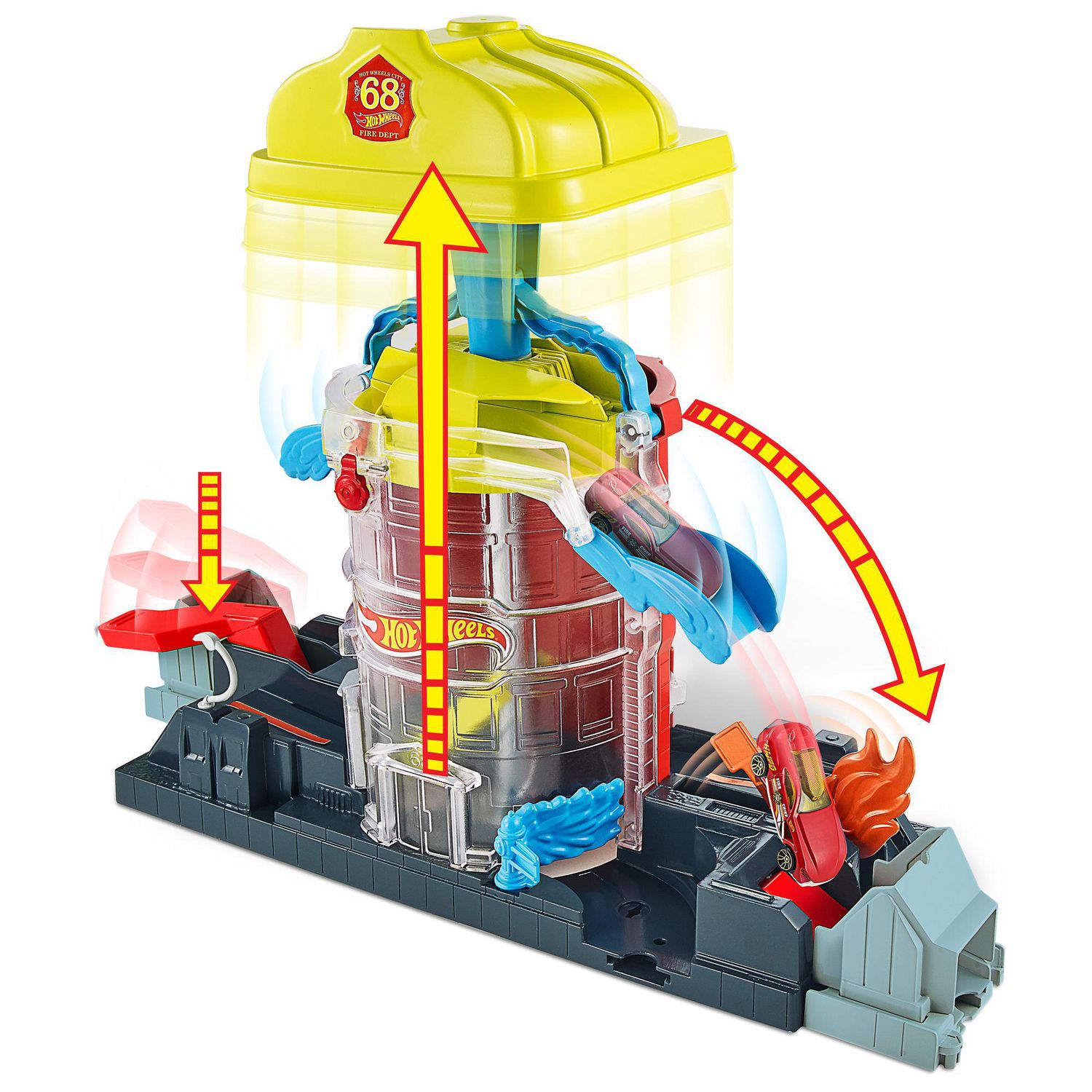 Hot Wheels Super Fire House Rescue Play Set - Walmart.ca