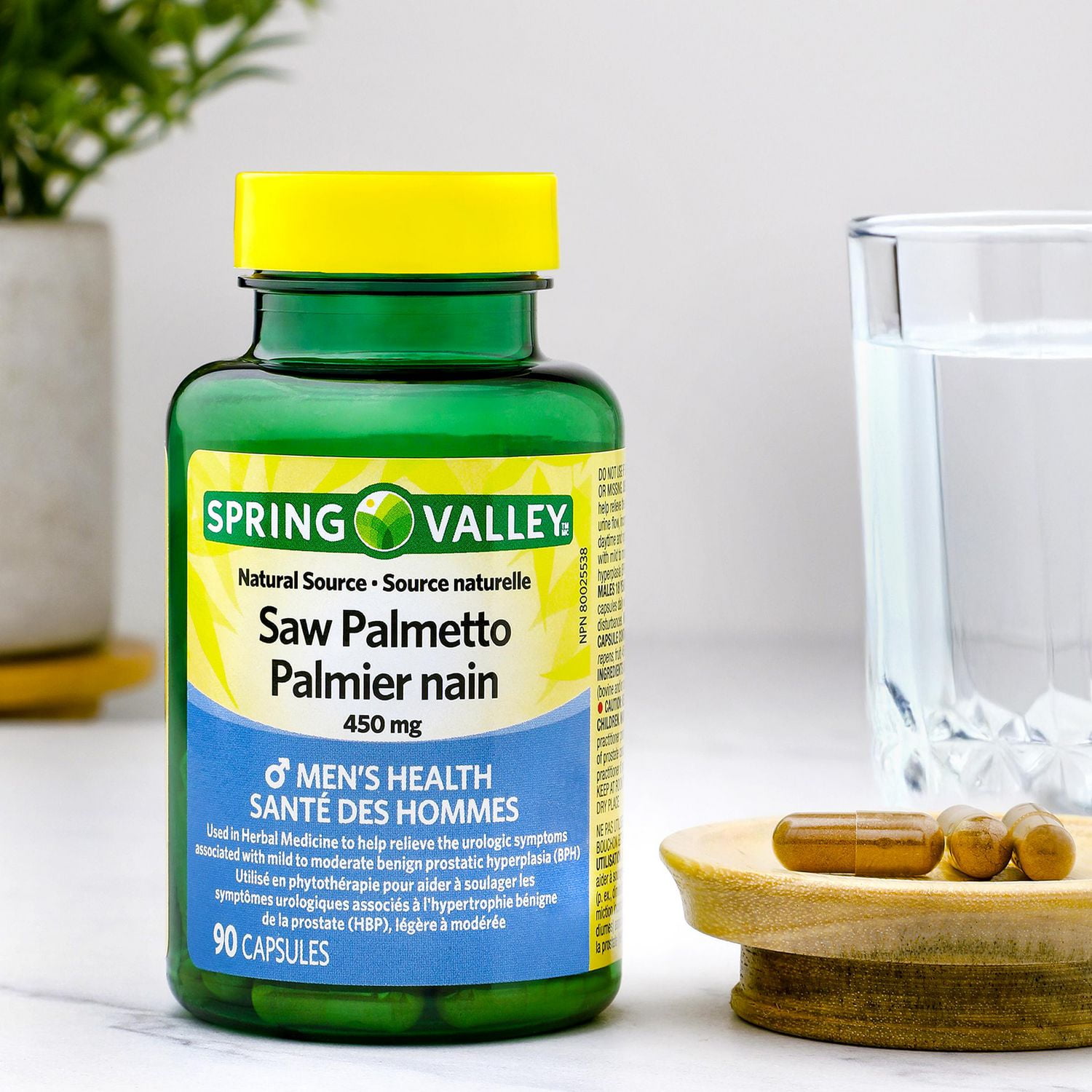 Spring Valley Saw Palmetto 450 mg, 90 Capsules