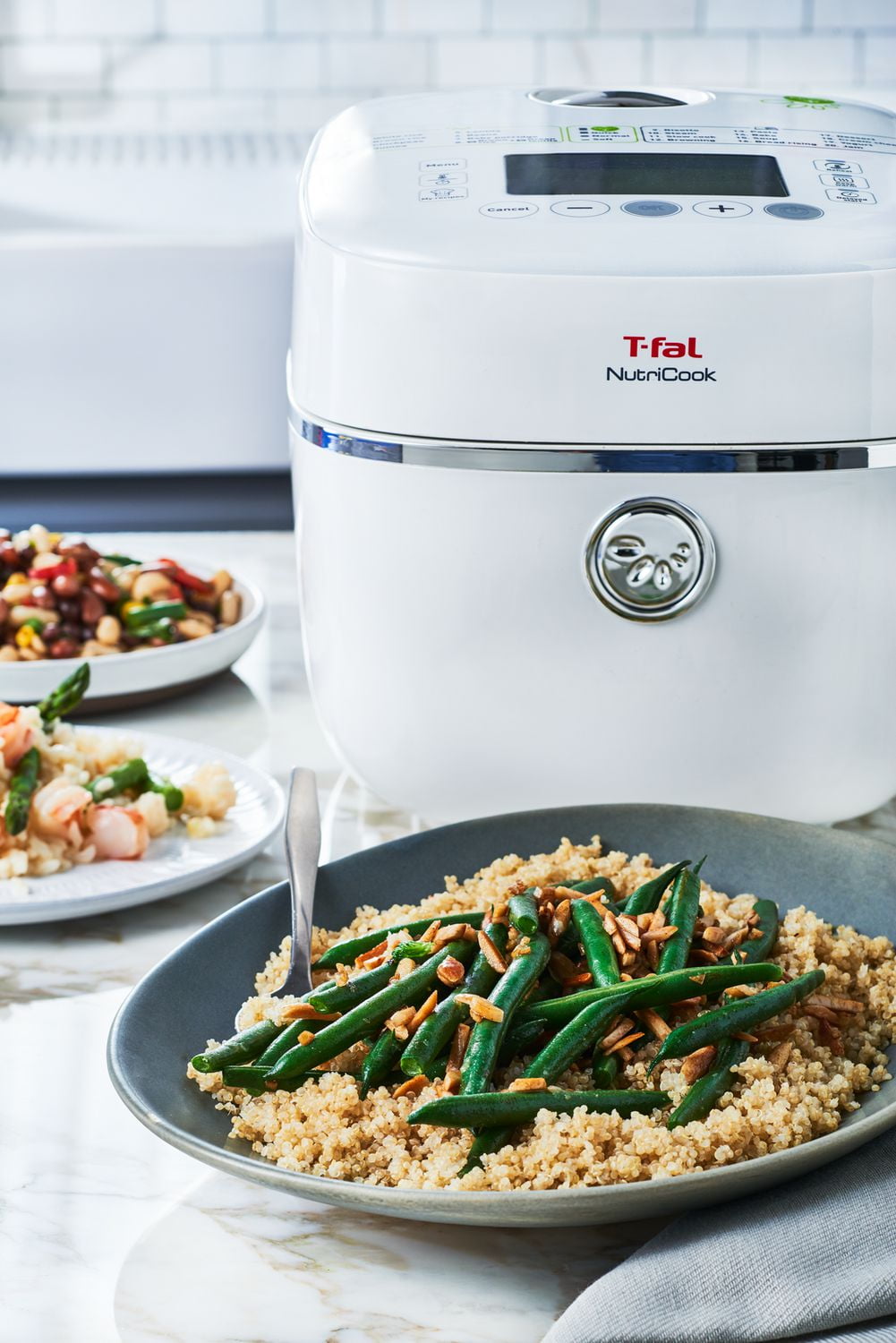 T fal RK900151 Nutri cook Healthy cooking in one multicooker ideal for steam cooking slow cooker rice cooker preserve nutrients and vitamins preset programs Walmart