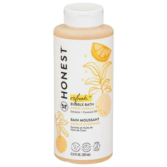 The Honest Company Bubble Bath - Everyday Gentle Sweet Orange Vanilla, 24 x 6 x 12oz