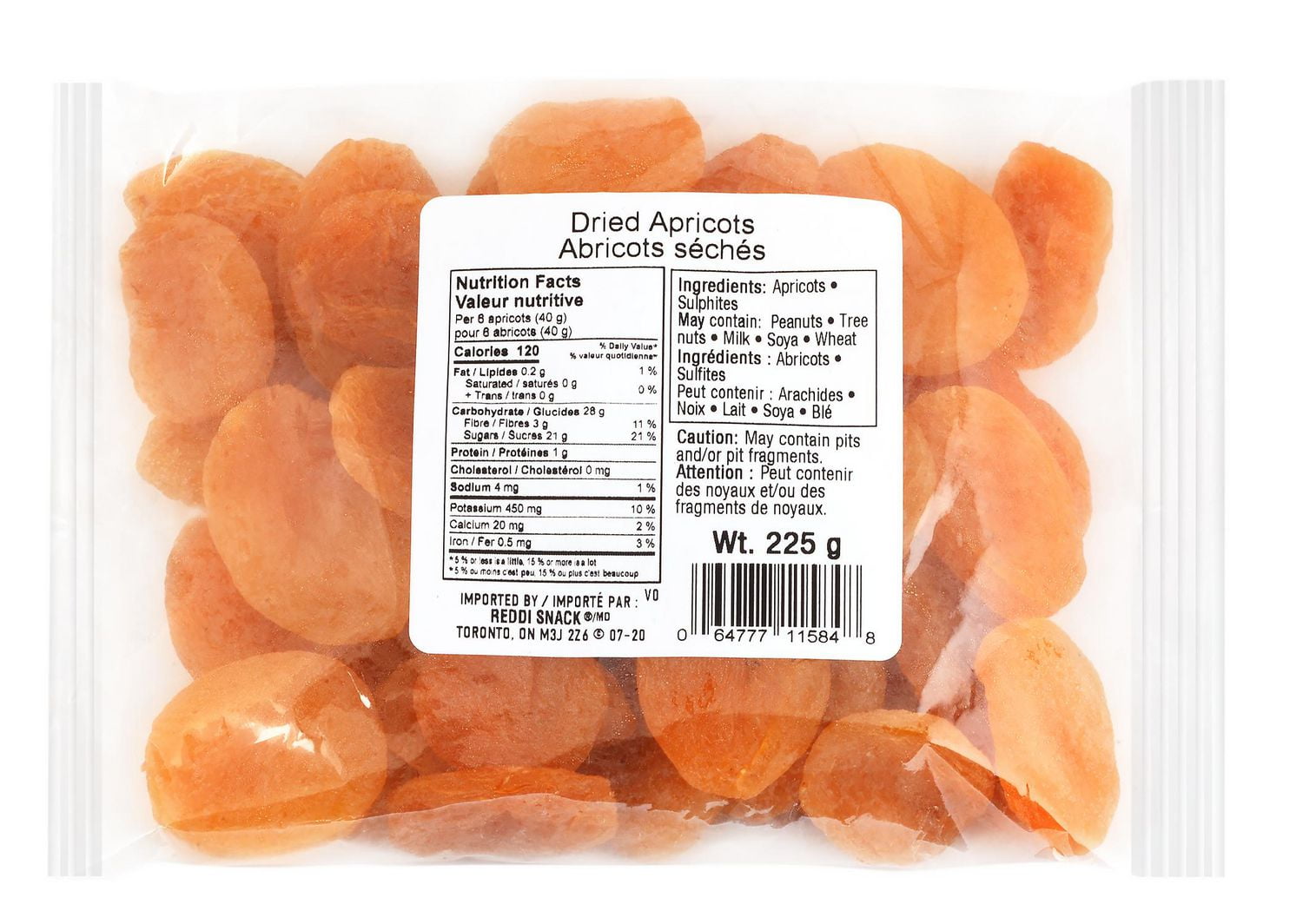 REDDI SNACK DRIED APRICOT Walmart Canada