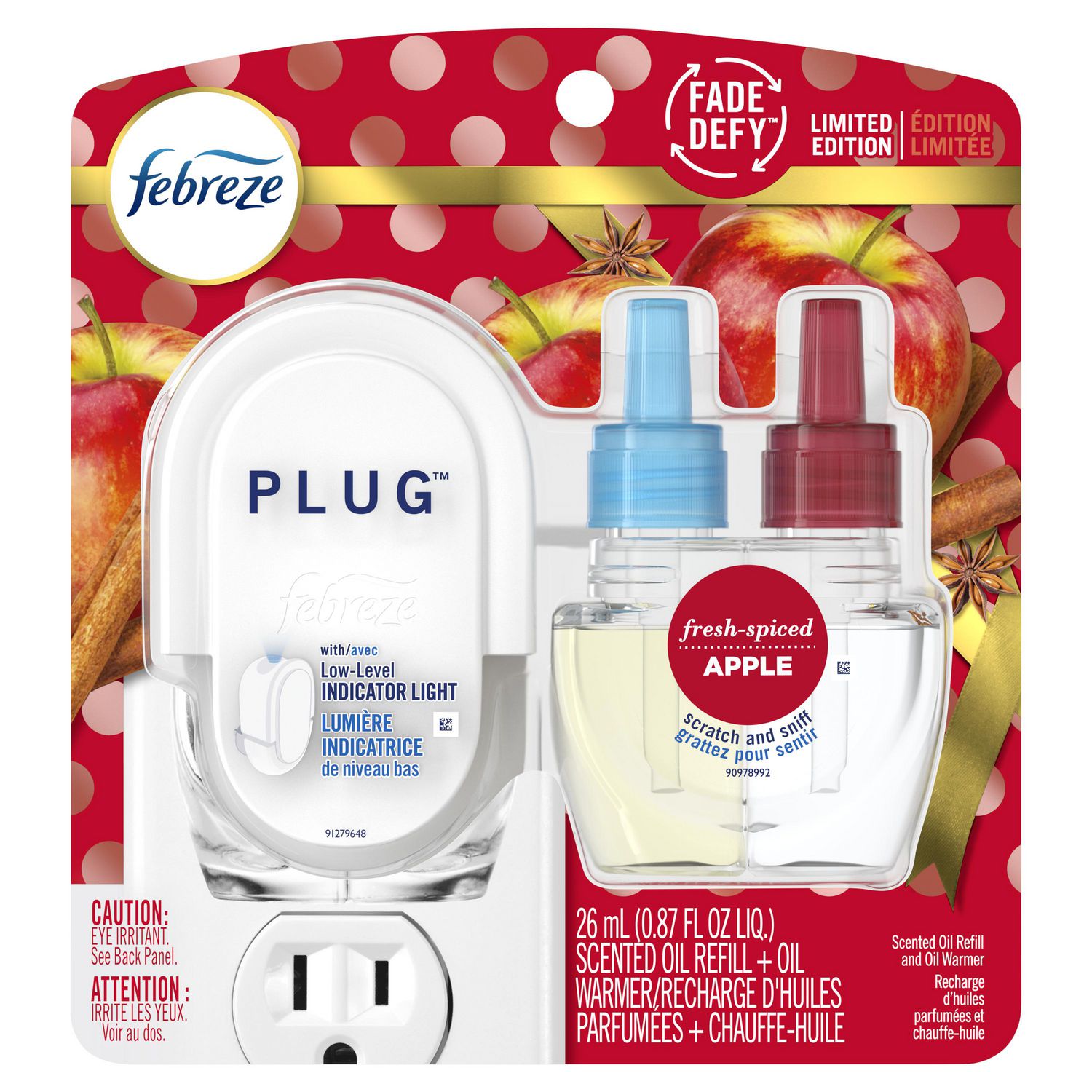 Recharge d'huile parfumée Febreze 3 Recharges aloha hawaïen