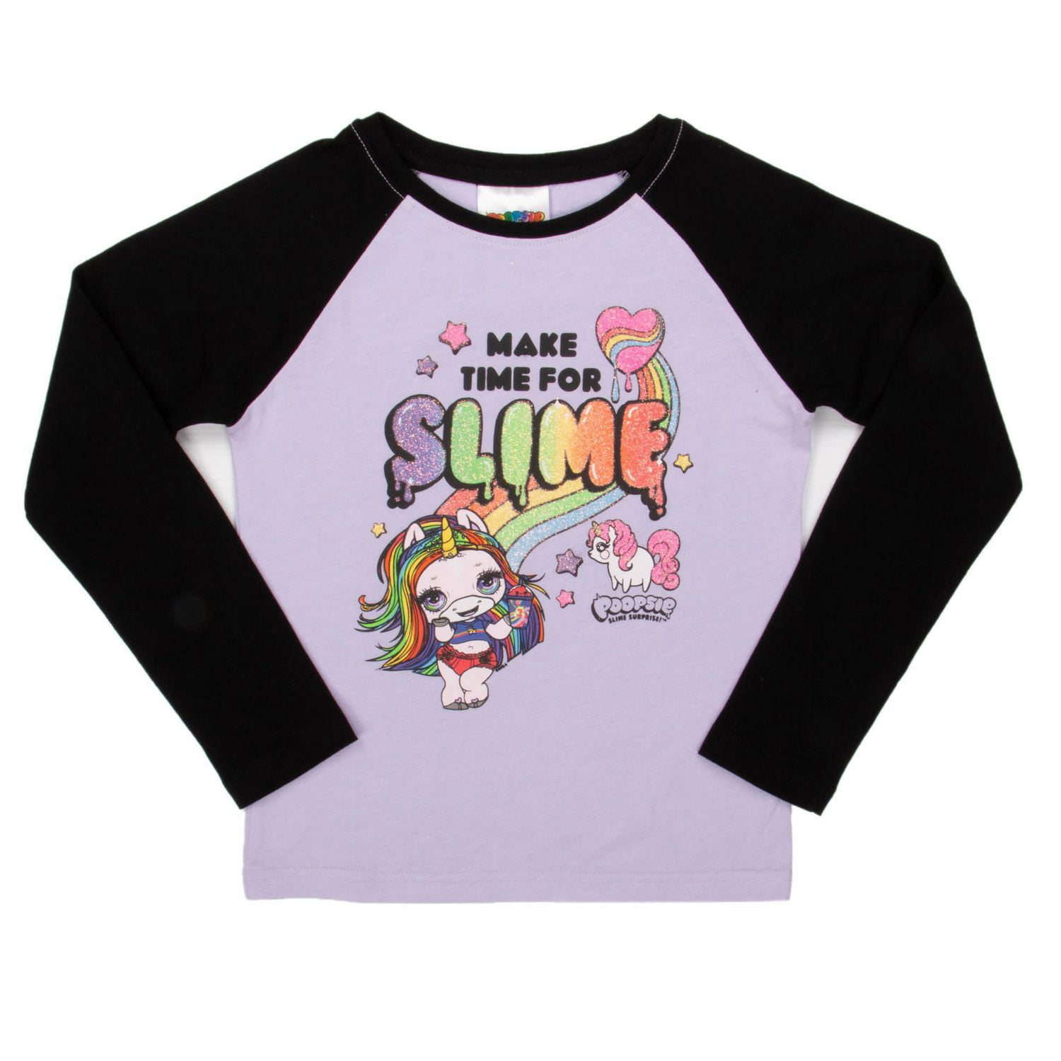 Poopsie Girl's long sleeve raglan Tee