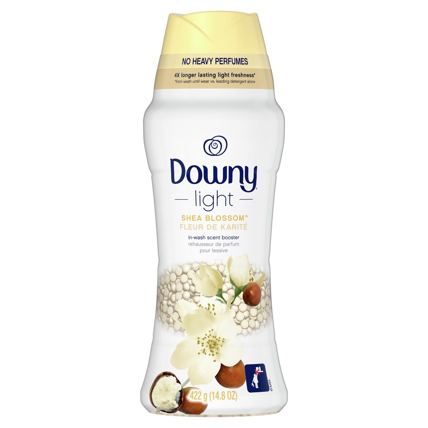 Downy Perles rehausse-parfum pour lessive Light pour la laveuse, Brume  océanique , sans parfums prononcés - 680 g